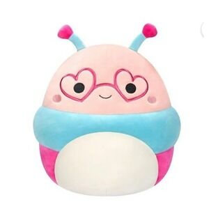 Squishmallows 8"  RARE Griffith The Caterpillar Valentine Special